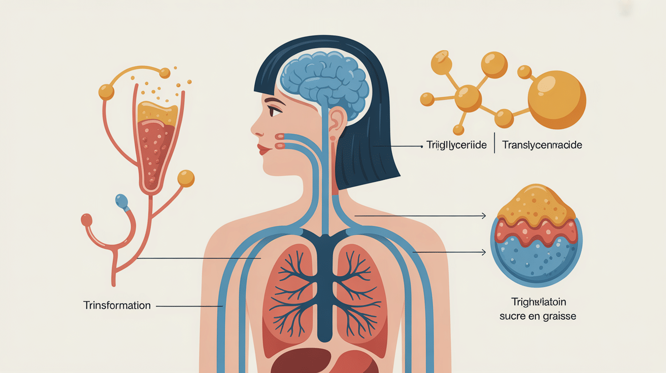 Schema role triglycerides faire baisser en une semaine