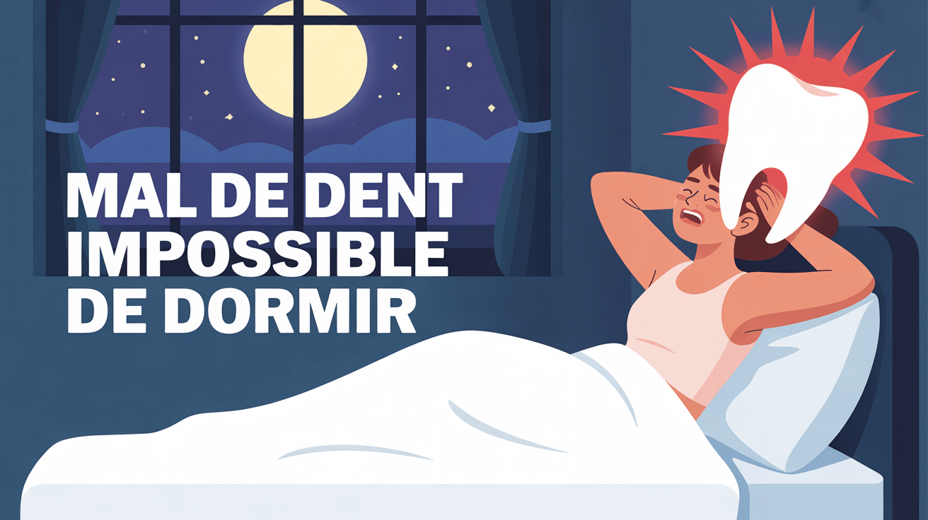 Personne souffre mal de dent impossible de dormir la nuit