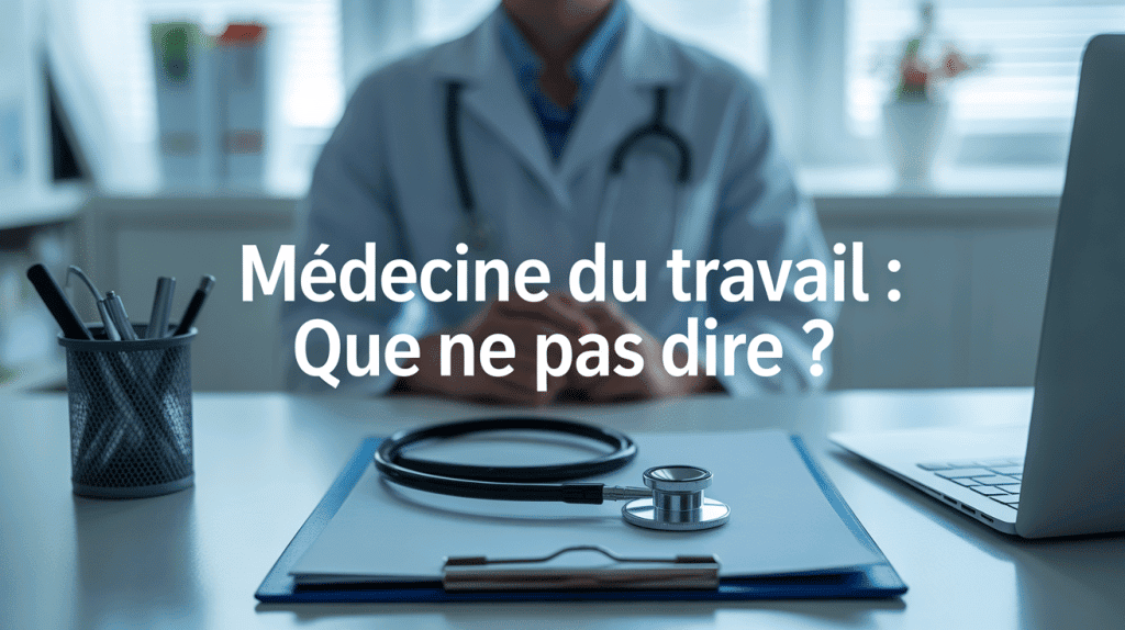 médecine du travail ce qu'il ne faut pas dire stéthoscope et dossiers