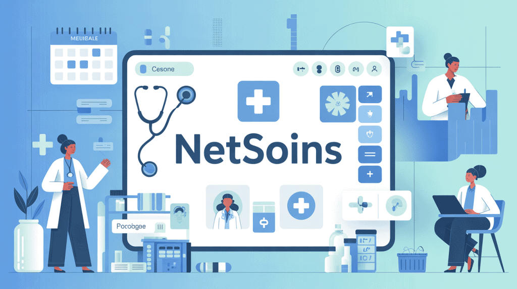 interface netsoins gestion medicale sur tablette