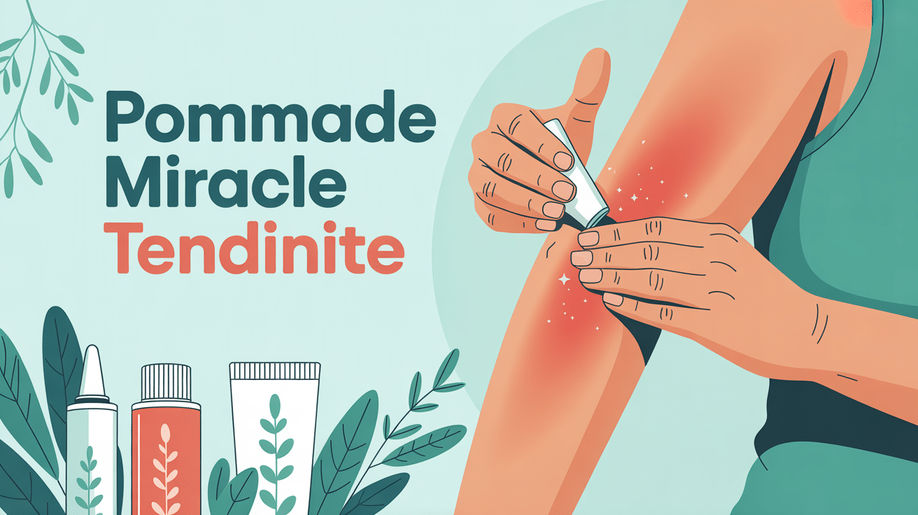 application pommade miracle tendinites poignet
