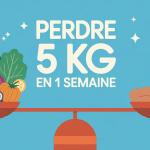 régime 5 kg en 1 semaine menu balance légumes femme