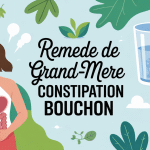 remède de grand-mère constipation bouchon silhouette système digestif éléments naturels