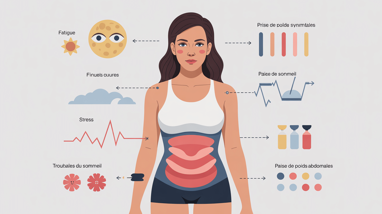 taux de cortisol eleve signes fatigue prise de poids