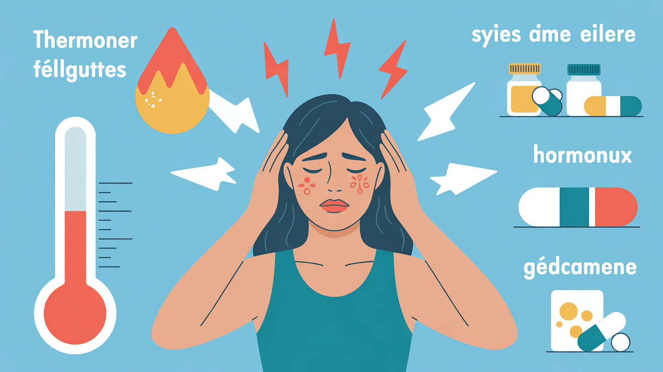 Infographie causes transpiration excessive la nuit