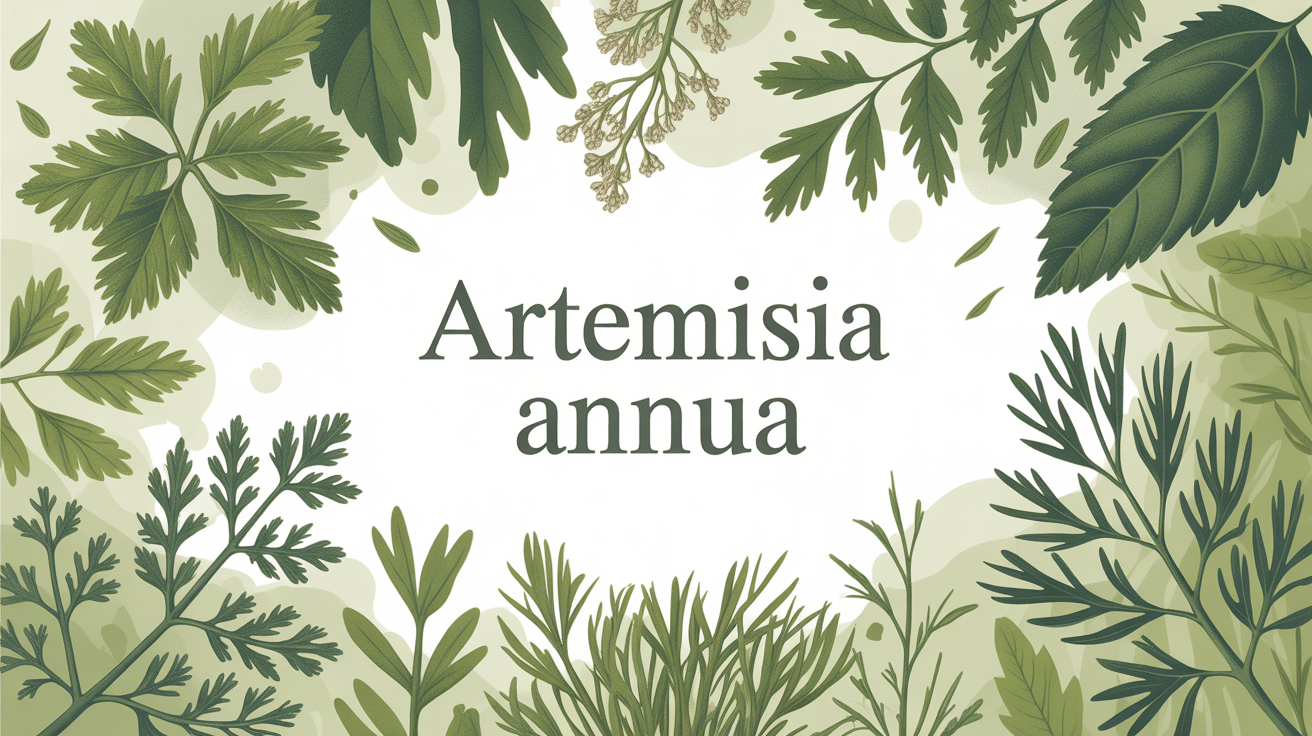 illustration artemisia annua plante médicinale