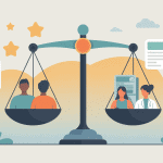 avis sur clinique racine carrée illustration moderne balance patients
