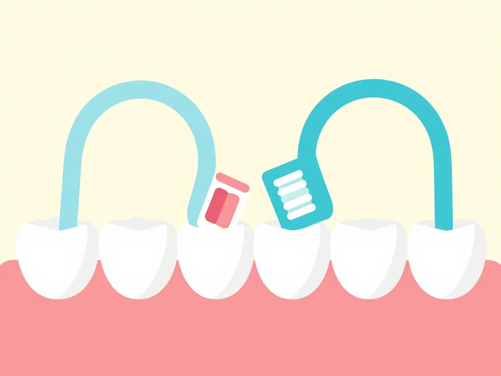 diagramme brossettes interdentaires nettoyage