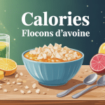 calorie flocon d avoine bol appetissant fruits frais