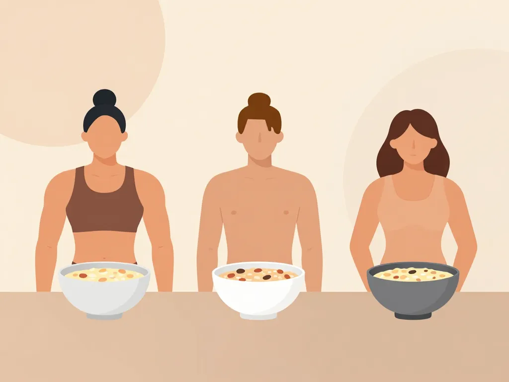 calorie flocon d avoine portions selon objectifs