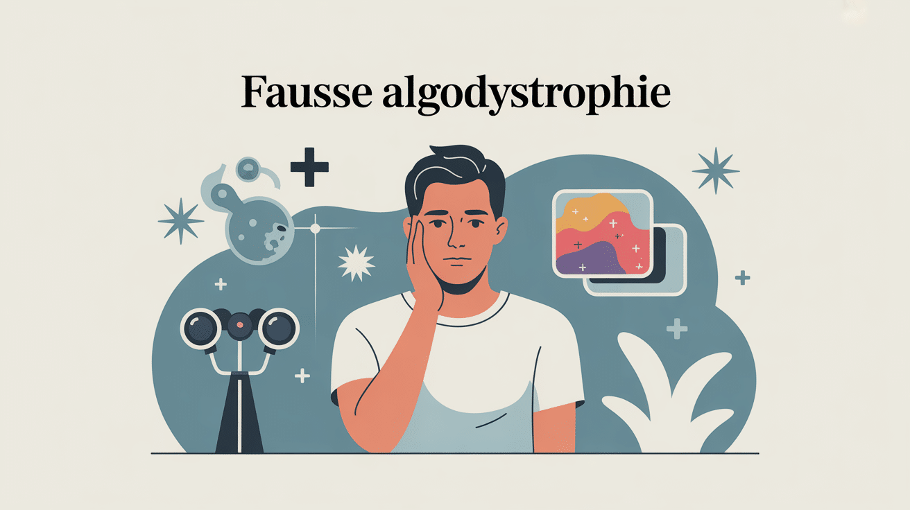illustration fausse algodystrophie diagnostic et confusion