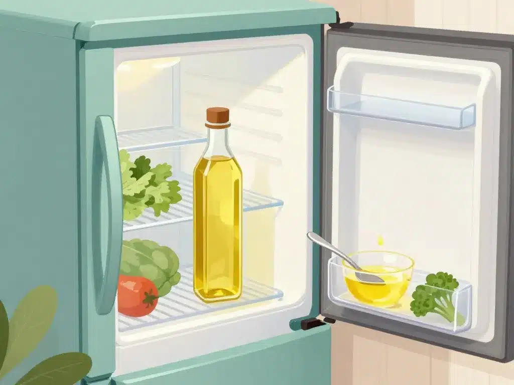 huile de cameline danger, conservation cuisine, huile opaque frigo