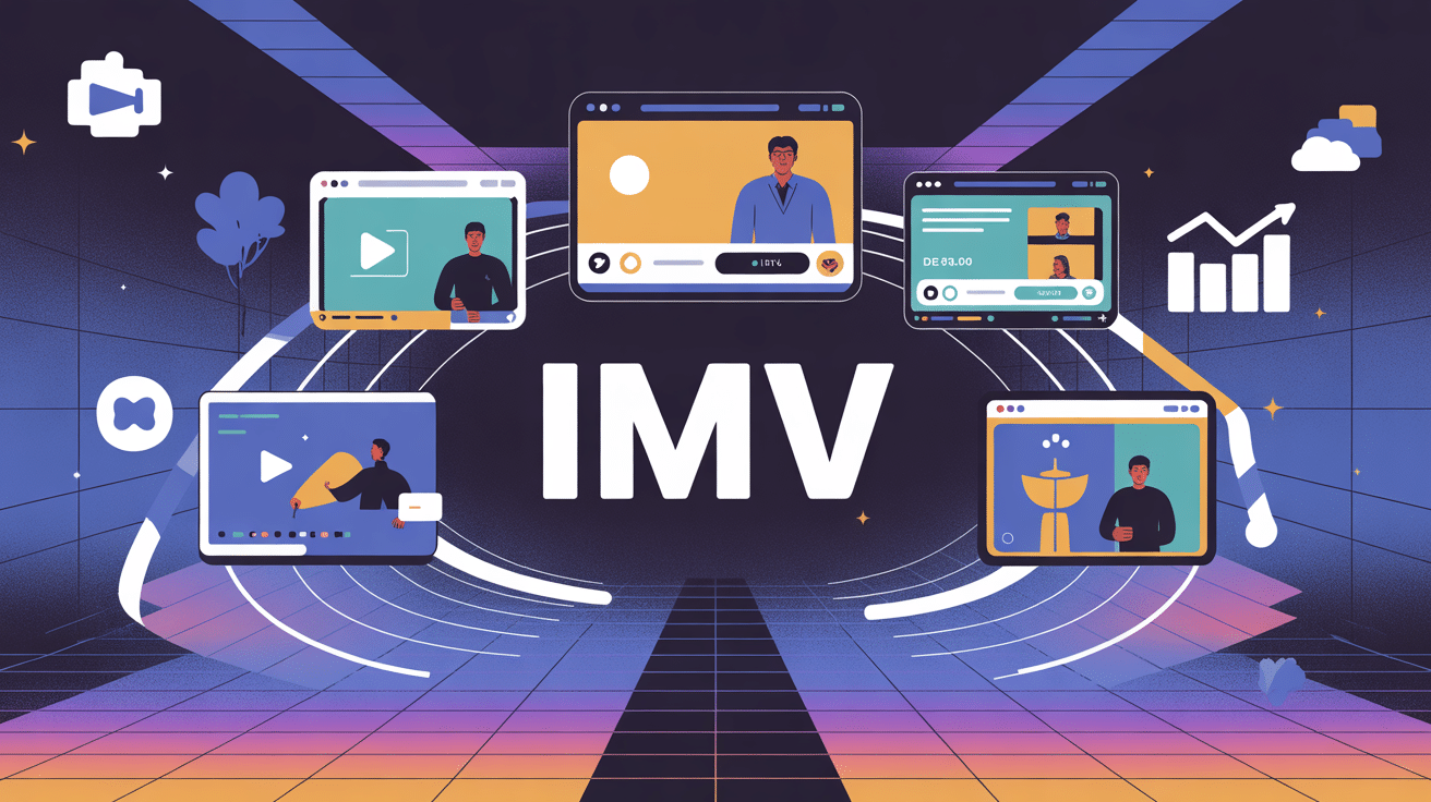 illustration globale imv vidéo digitale moderne
