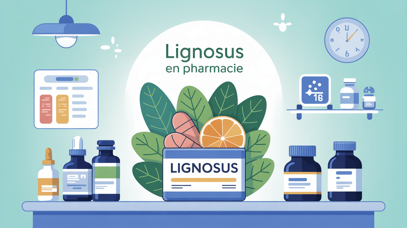illustration lignosus en pharmacie prix sur comptoir