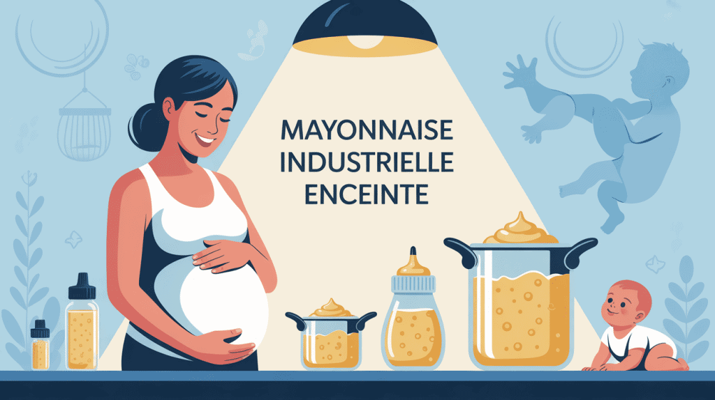 mayonnaise industrielle enceinte mère pots mayonnaise
