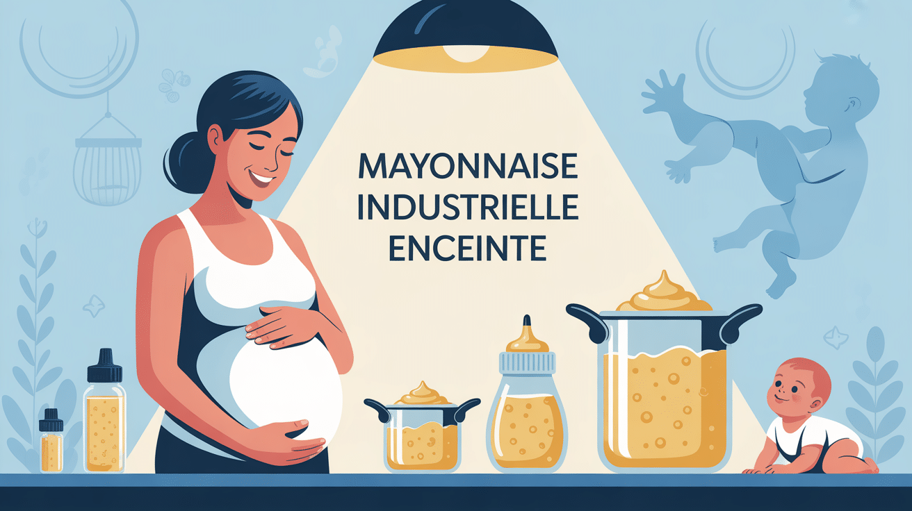 mayonnaise industrielle enceinte mère pots mayonnaise