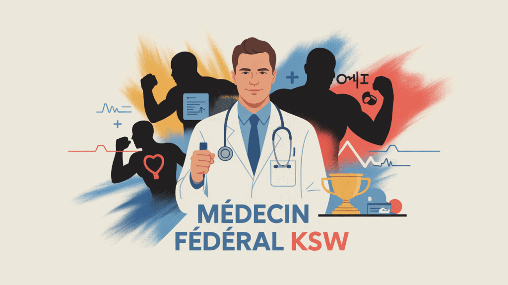 illustration medecin federal ksw sports de combat