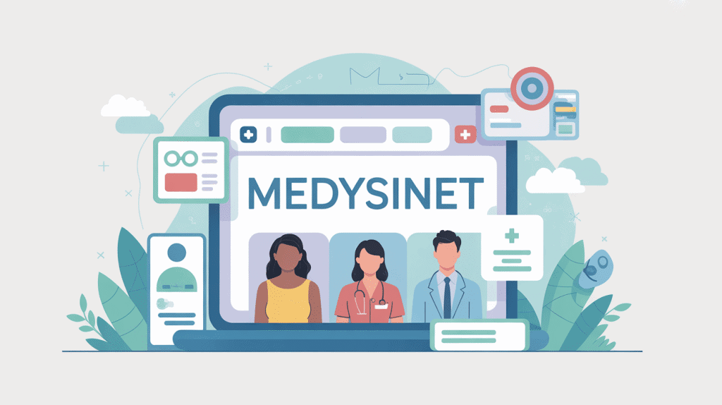 Illustration medysinet plateforme santé sécurisée