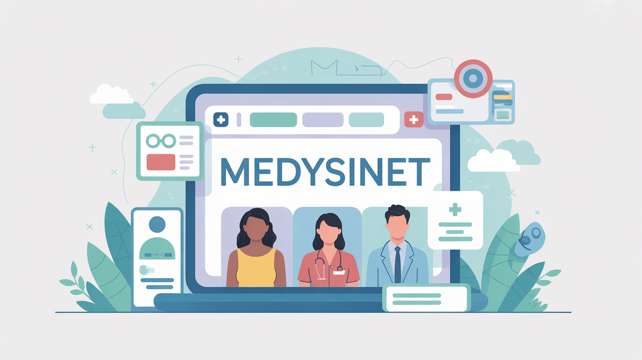 Illustration medysinet plateforme santé sécurisée