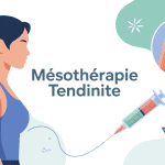 illustration mésothérapie tendinite bras épaule