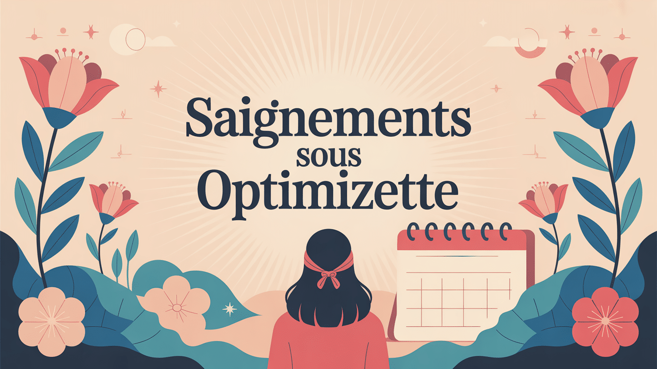 optimizette saignement combien de temps illustration calendrier