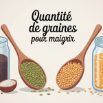 quantité de graines par jour pour maigrir image vectorielle graines cuillères
