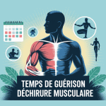 illustration récupération temps de guerison d une dechirure musculaire