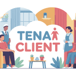 illustration tena client equipe soignant resident medico social