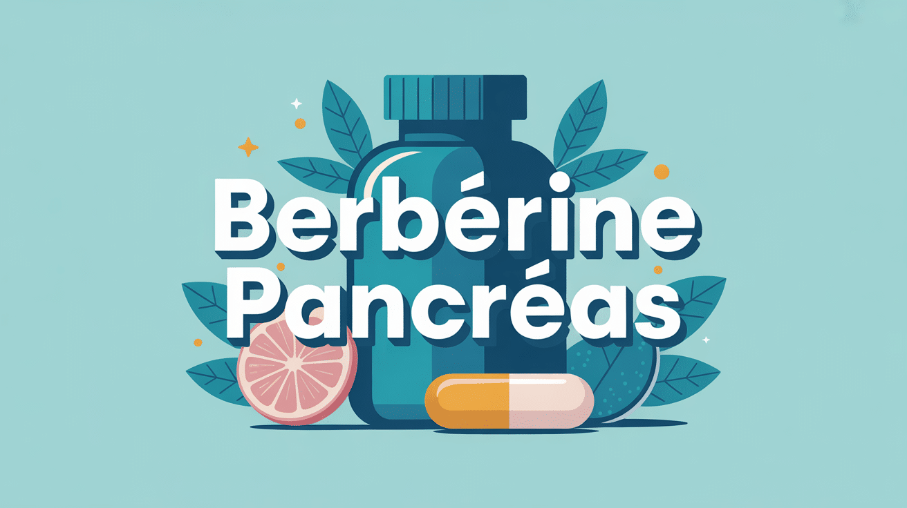 Berbérine danger pour le pancréas en image stylisée