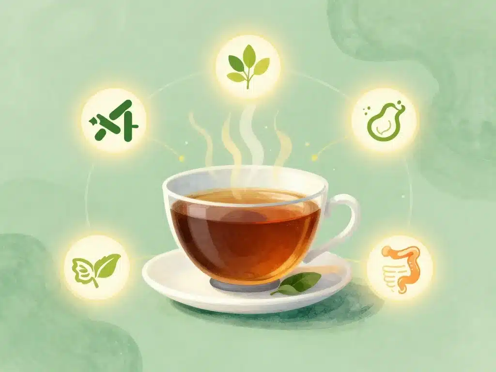 Bienfait the noir radiance santé antioxydants digestion