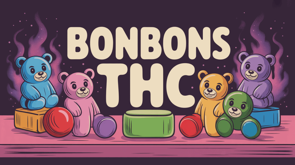 image bonbons thc oursons gélifiés danger psychoactif
