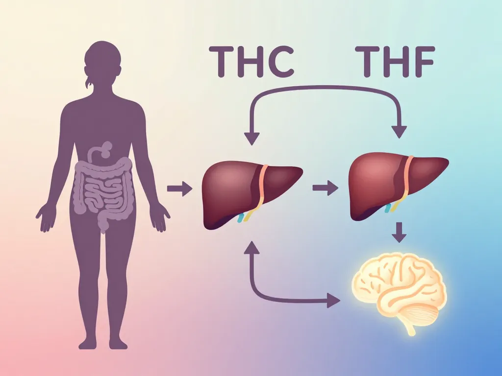 schéma bonbons thc ingestion effets corps