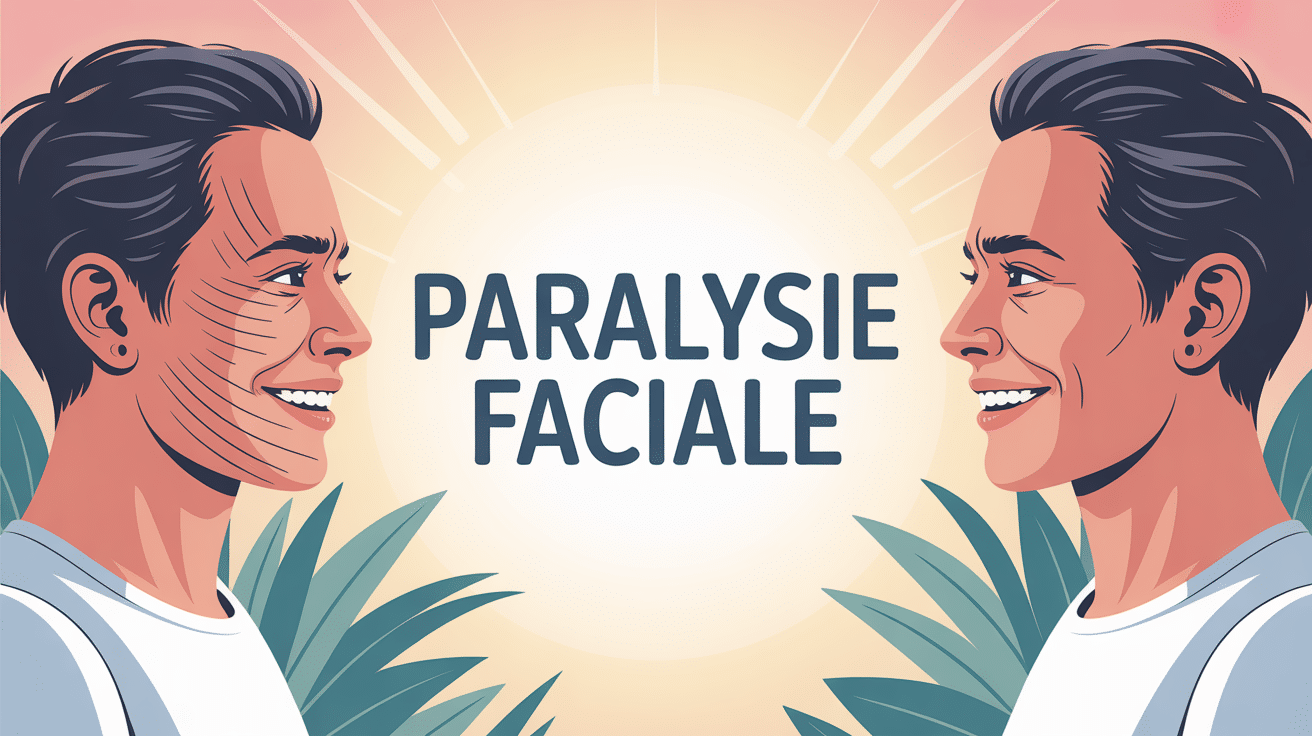combien de temps dure une paralysie faciale image informative