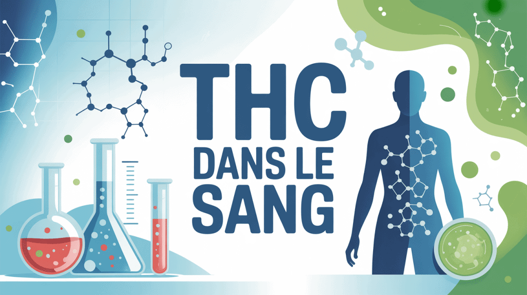 combien de temps le thc reste dans le sang illustration laboratoire scientifique moderne