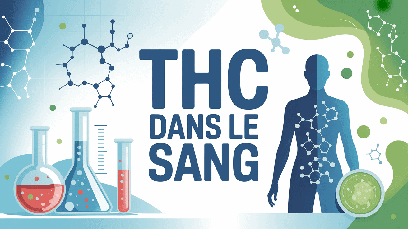 combien de temps le thc reste dans le sang illustration laboratoire scientifique moderne