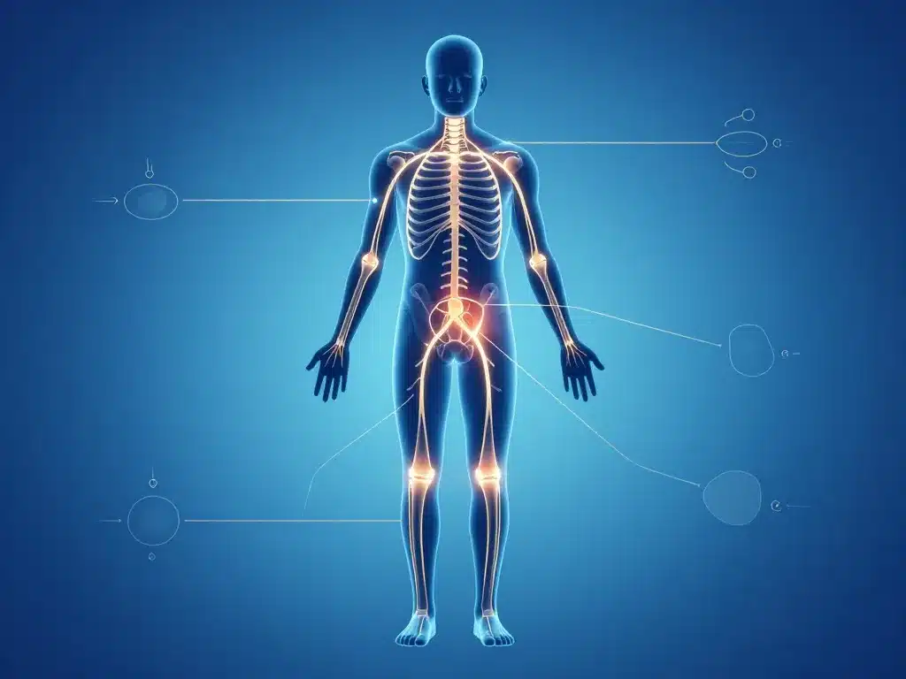 schema vitamine b12 et douleurs articulaires, nerfs et douleurs