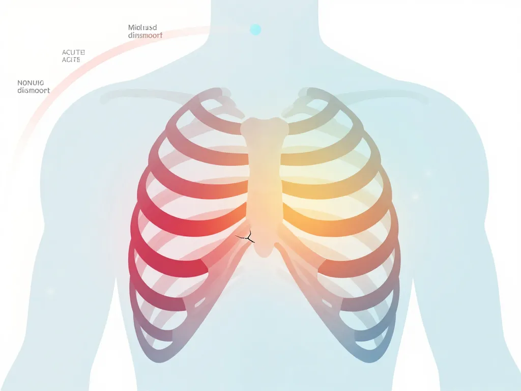 Schéma douleur côte fêlée et durée