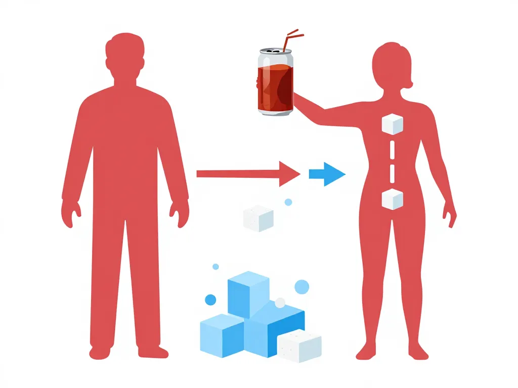 Crise de goutte et Coca-Cola, schéma sucre et articulation