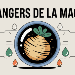 Illustration danger de la maca sous loupe