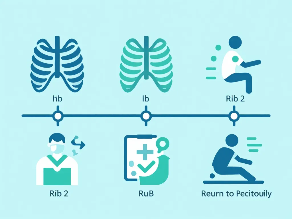 Timeline guerison cote felee examens