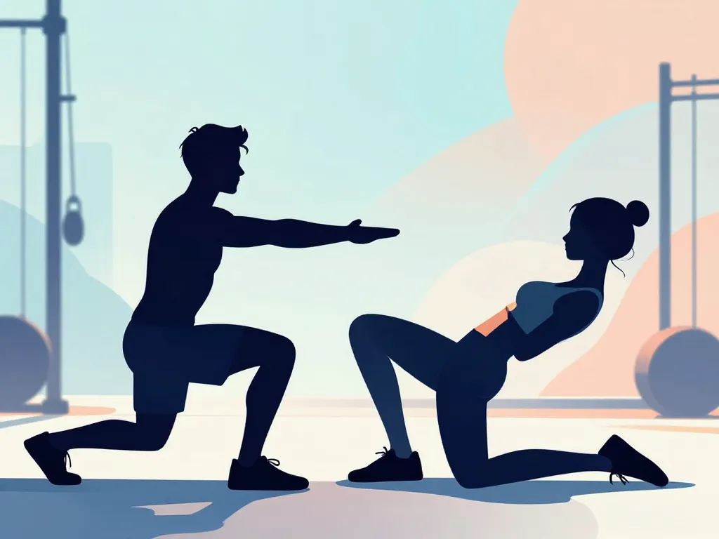 Exemple exercices muscles de la cuisse squat fente pont