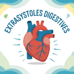 illustration extrasystoles dues a l'estomac cœur et digestion