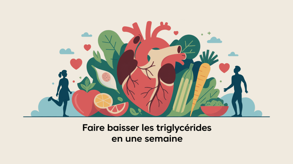 Image faire baisser triglycérides en une semaine alimentation saine et cœur