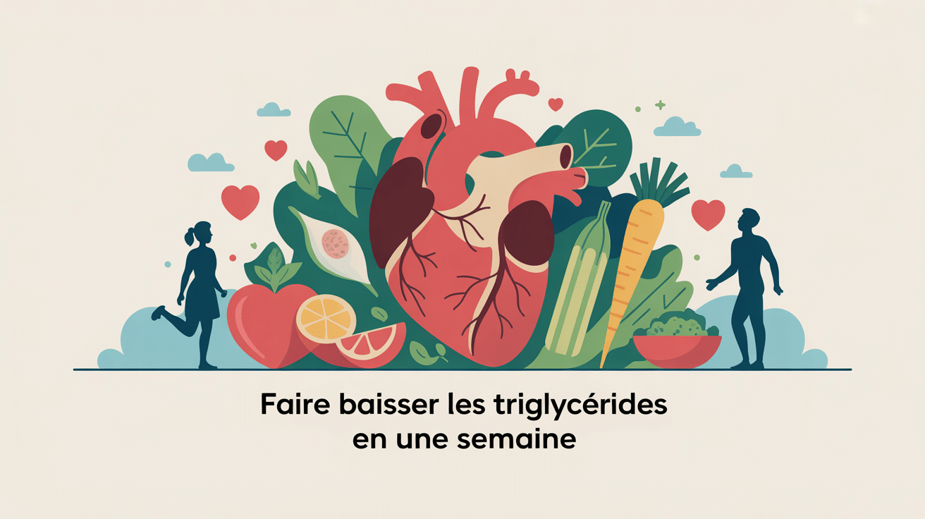 Image faire baisser triglycérides en une semaine alimentation saine et cœur