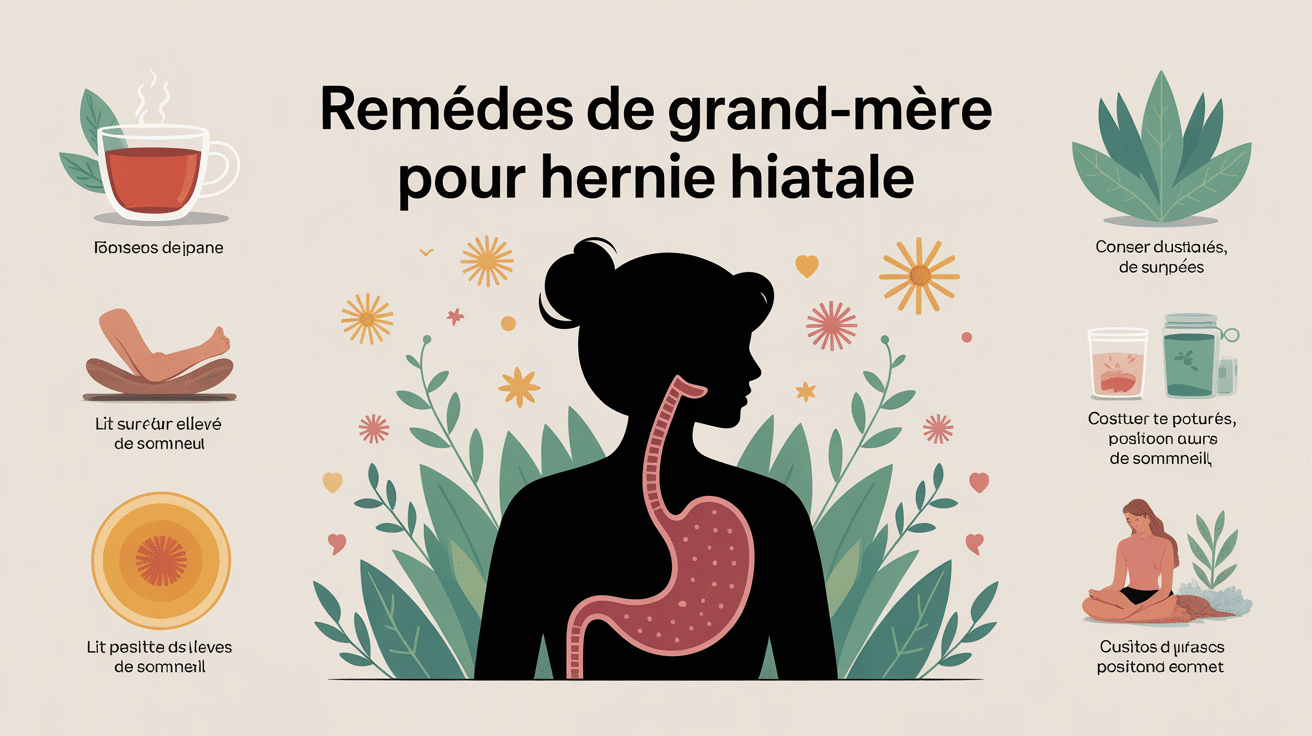 Hernie hiatale remède de grand-mère, estomac, tisanes, conseils naturels