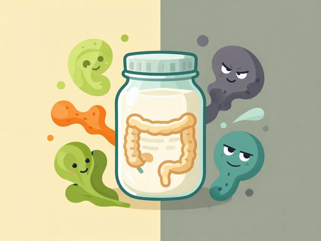 Kéfir de fruit danger effets intestin microbiote illustration