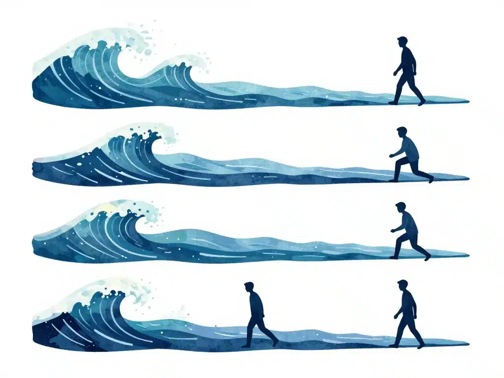 les phases de la rupture chez l'homme étapes en images