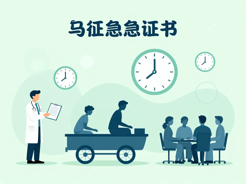 physician emergency certificate étapes acteurs transfert