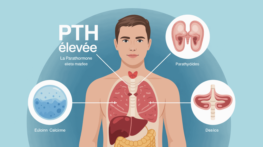 Illustration PTH élevée et santé