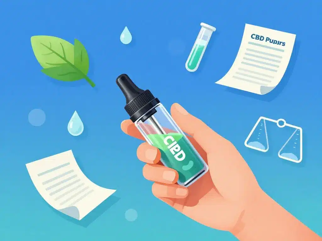 illustration sélection qualité puff cbd dosage